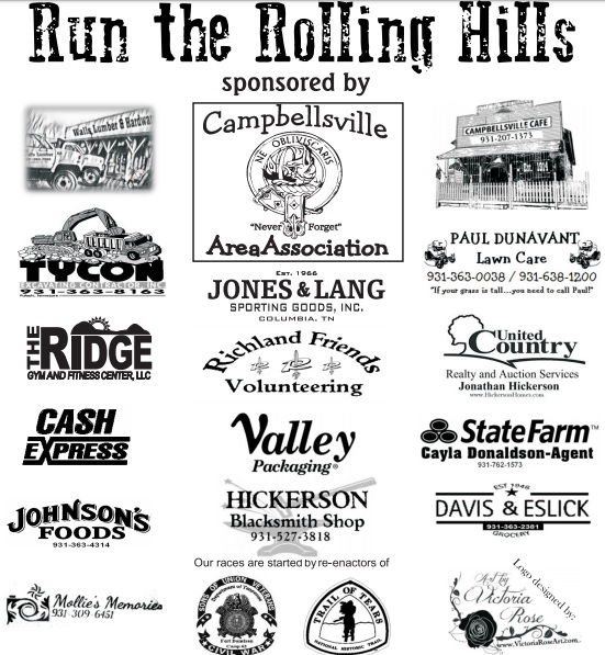 2019 Run The Rolling Hills Sponsors